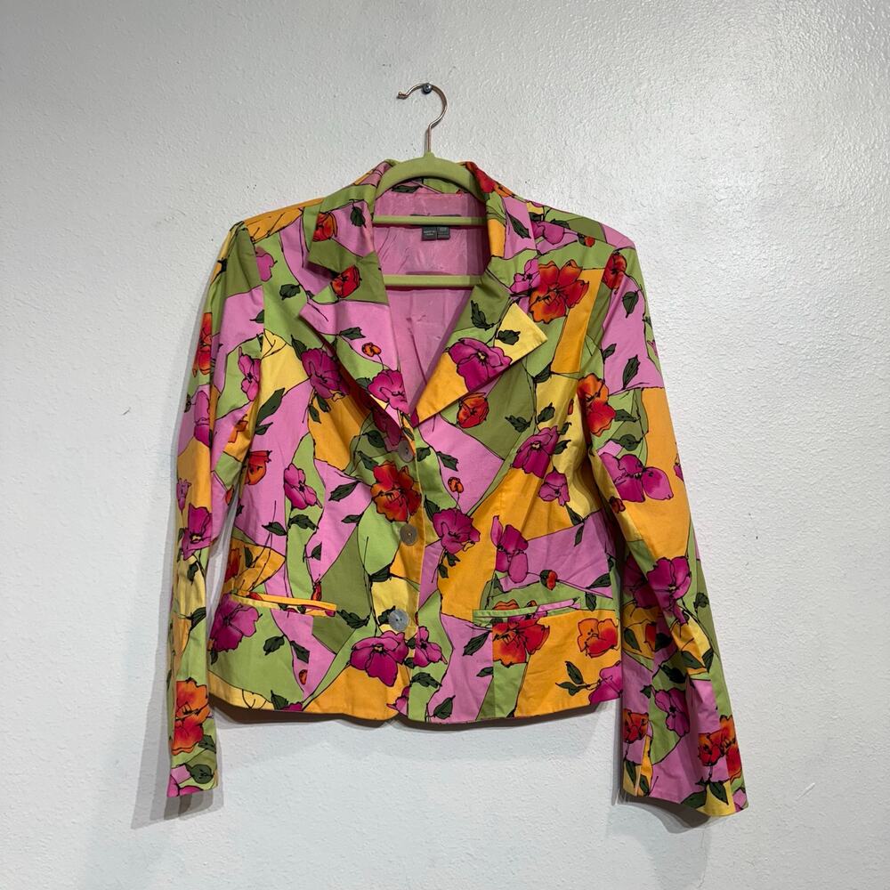 Kelly and Diane Pink Floral Blazer Sz 12P - Picture 2 of 12